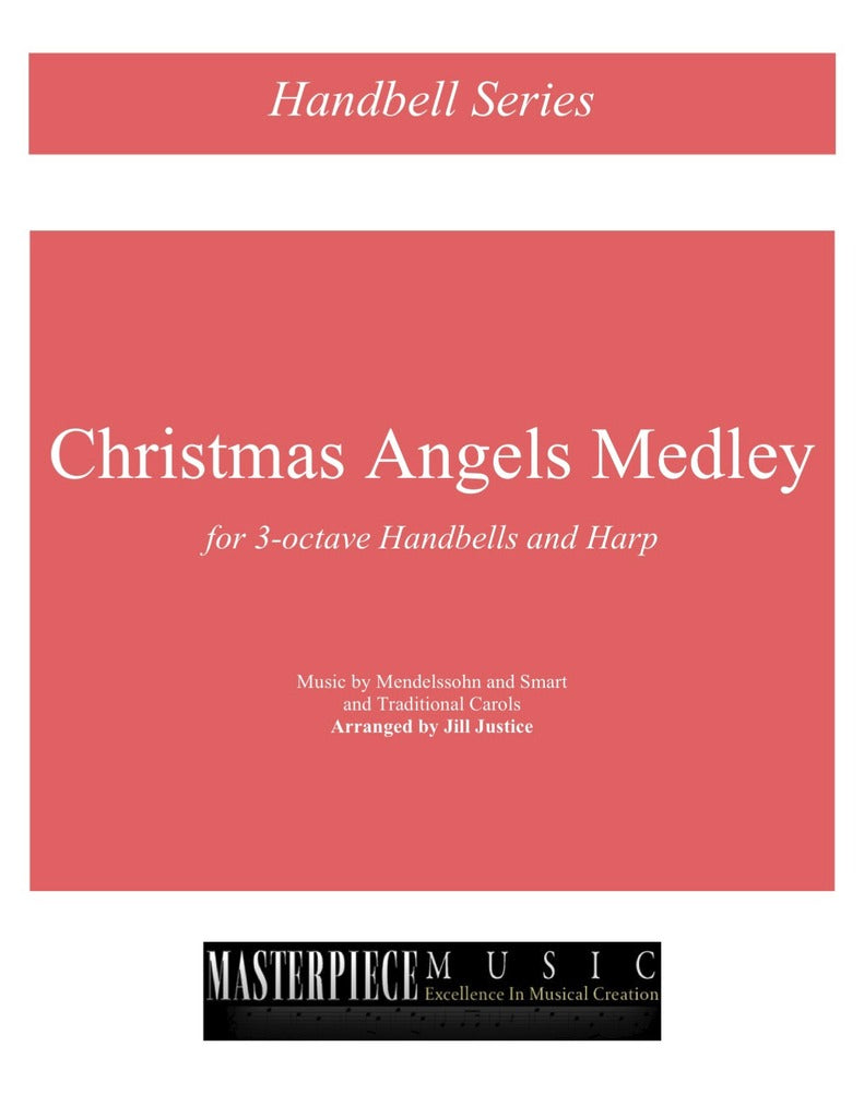 Christmas Angels Medley for 3-Octave Handbells and Harp