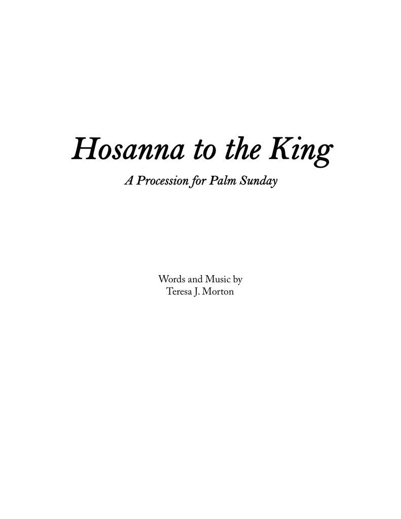 Hosanna to the King (SATB)