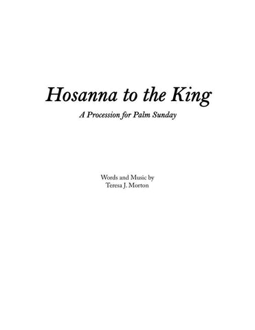 Hosanna to the King (SATB)