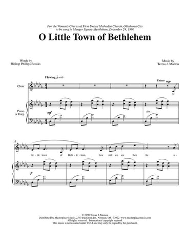 O Little Town of Bethlehem (SSAA)